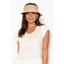 Lili Wheat Travel Visor