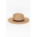 Hunter Camel Wide Brim Fedora