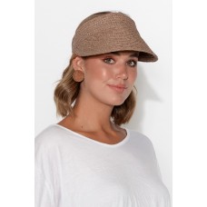 Noosa Mushroom Raffia Travel Visor